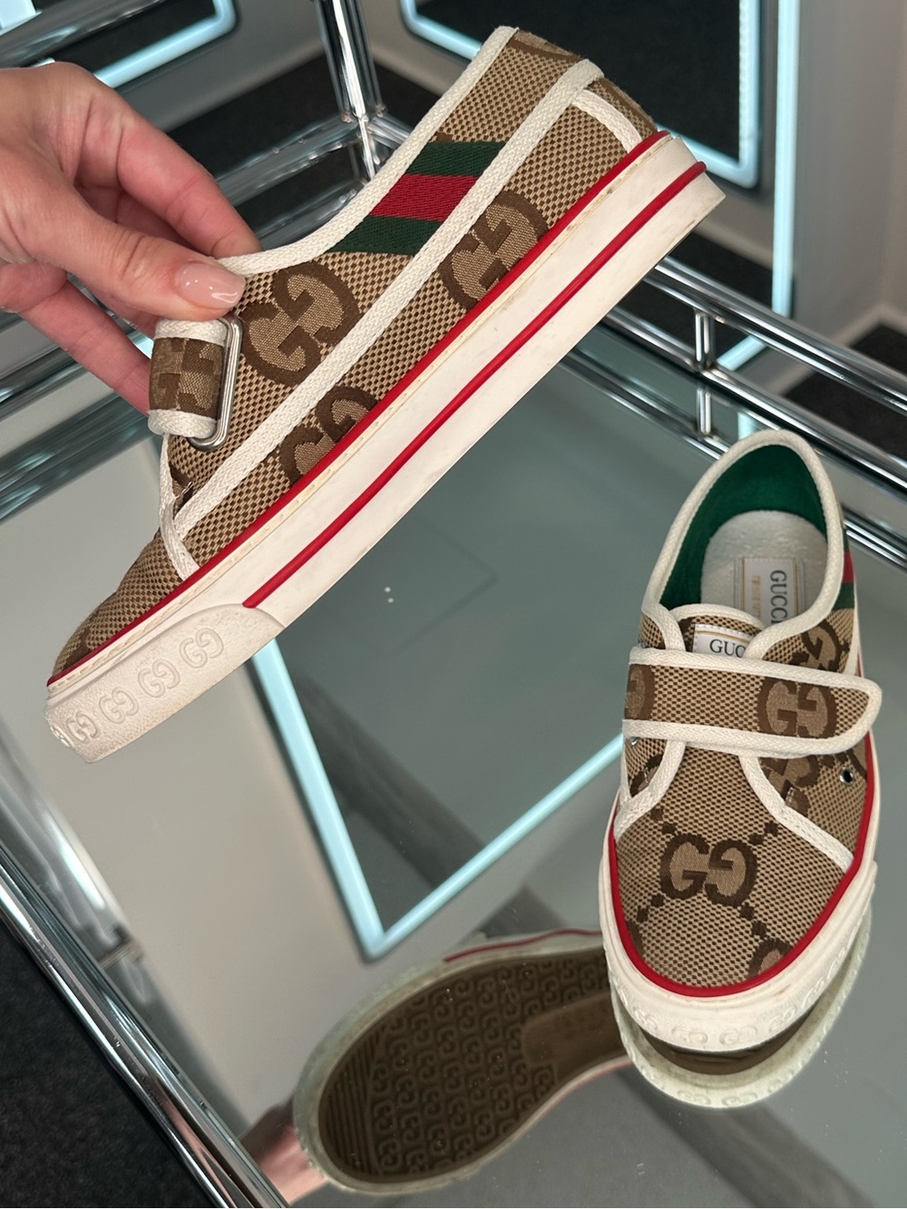 Gucci Tennis 1977 Velcro Sneakers